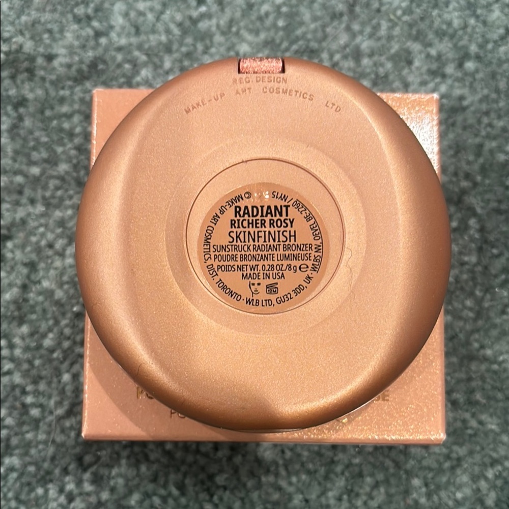 MAC Sunstruck Radiant Bronzer Contour Rosy - Picture 2 of 2